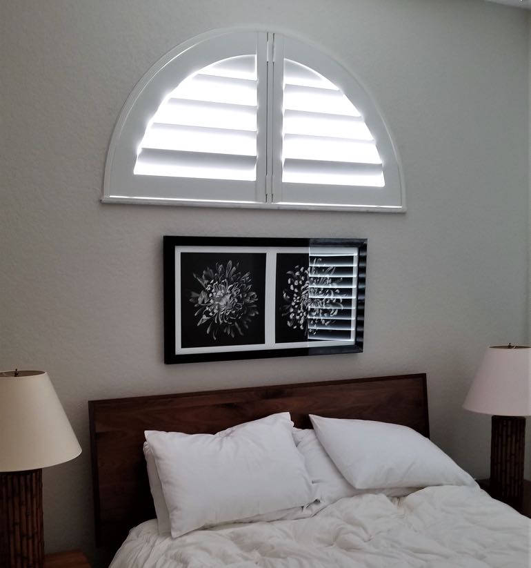 Houston arch small shutters